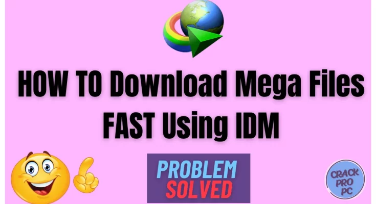 HOW TO Download Mega Files FAST Using IDM