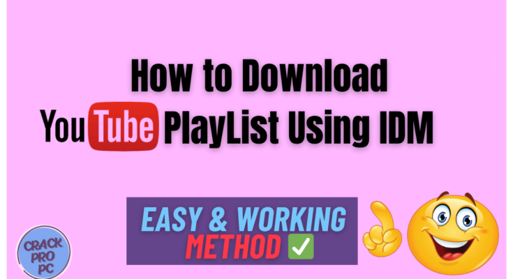 How to Download Youtube playlist using IDM